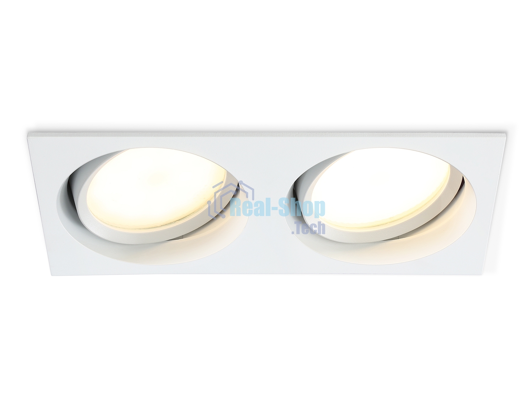 Светильник Ambrella light TN6659/2 WH белый IP44 GX53/2 220*110*48