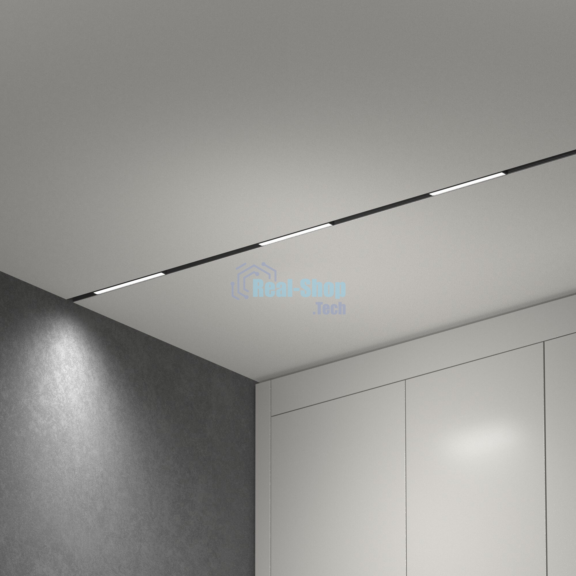Трековый светильник Slim Magnetic L01 10W 4200K (черный) 85000/01
