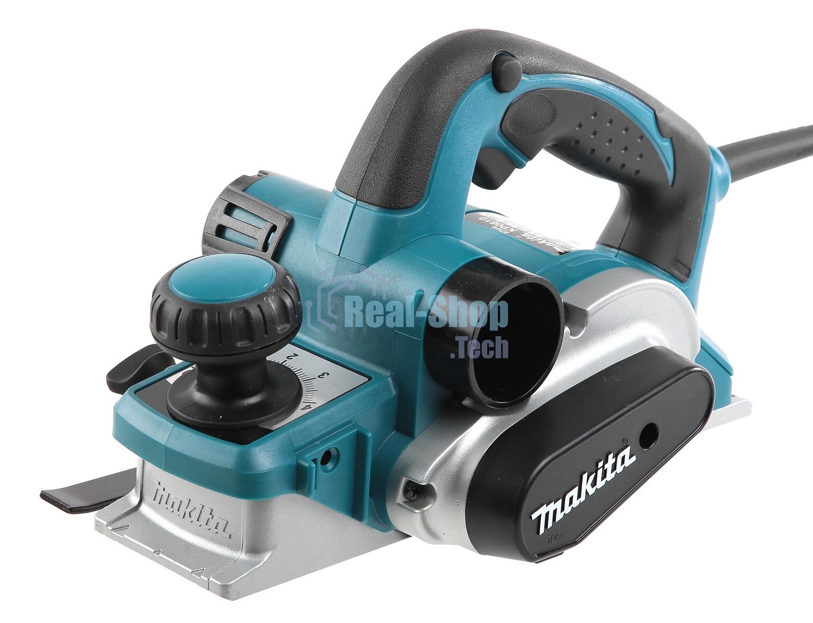 Рубанок Makita KP0810 Рубанок,850Вт,16000об\м,ширина-82мм,глуб-4мм,3.2кг,кор,парал упор