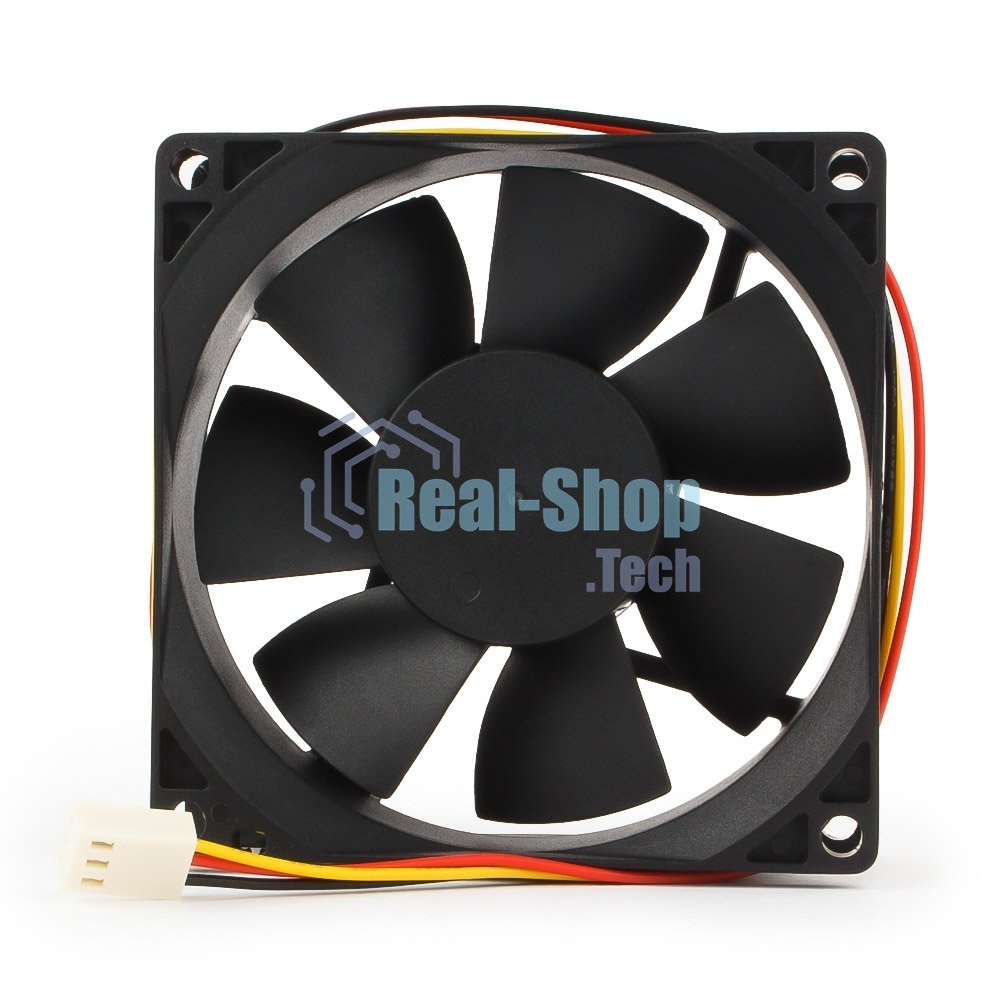 Вентилятор для корпуса Gembird FANCASE черный, 80 мм, 2600 об/мин, 27 дБ, 3 pin