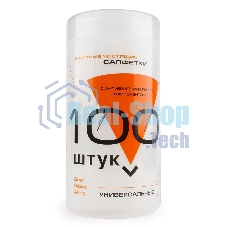 Чистящие средства Konoos KBU-100 Салфетки для комп. техники в банке, 100 шт.