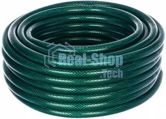Шланг поливочный ПВХ трехслойн. армир. 1/2 25м зел. Вихрь 73/7/2/13