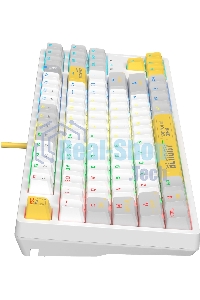 Клавиатура проводная A4Tech Bloody S87 Energy (S87 USB ENERGY WHITE) USB белый/желтый