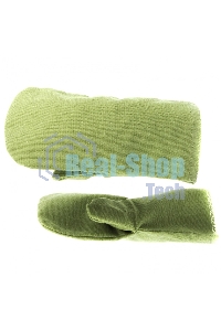 Рукавицы специальные двунитка Сибртех, огнеупорные, одинарный наладонник, 2 размер