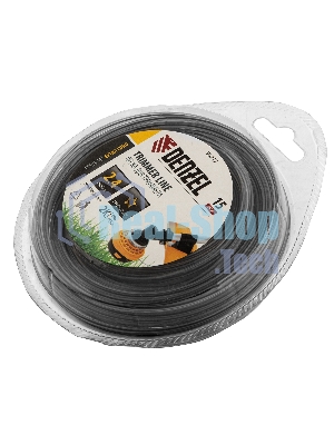 Леска для триммера Denzel двухкомпонентная звезда, 2,4мм х 15м, блистер EXTRA CORD