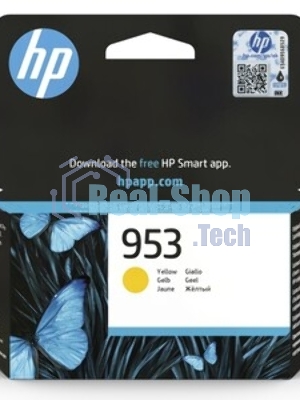 Картридж струйный HP 953 F6U14AE желтый для HP OJP 8710/8715/8720/8730/8210/8725 (700 стр.)