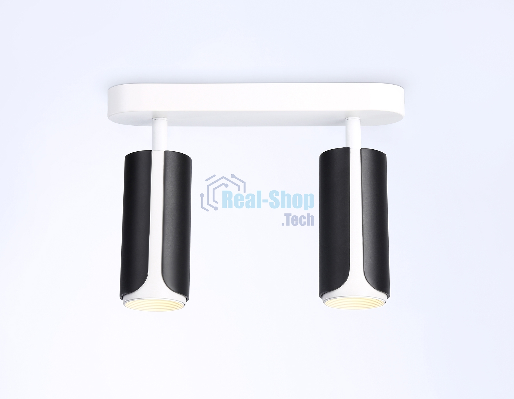 Светильник Ambrella light TN51598/2 BK/WH черный/белый GU10/2 260*60*195