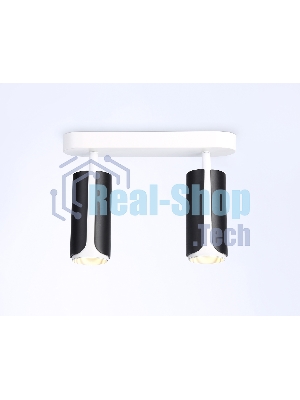 Светильник Ambrella light TN51598/2 BK/WH черный/белый GU10/2 260*60*195