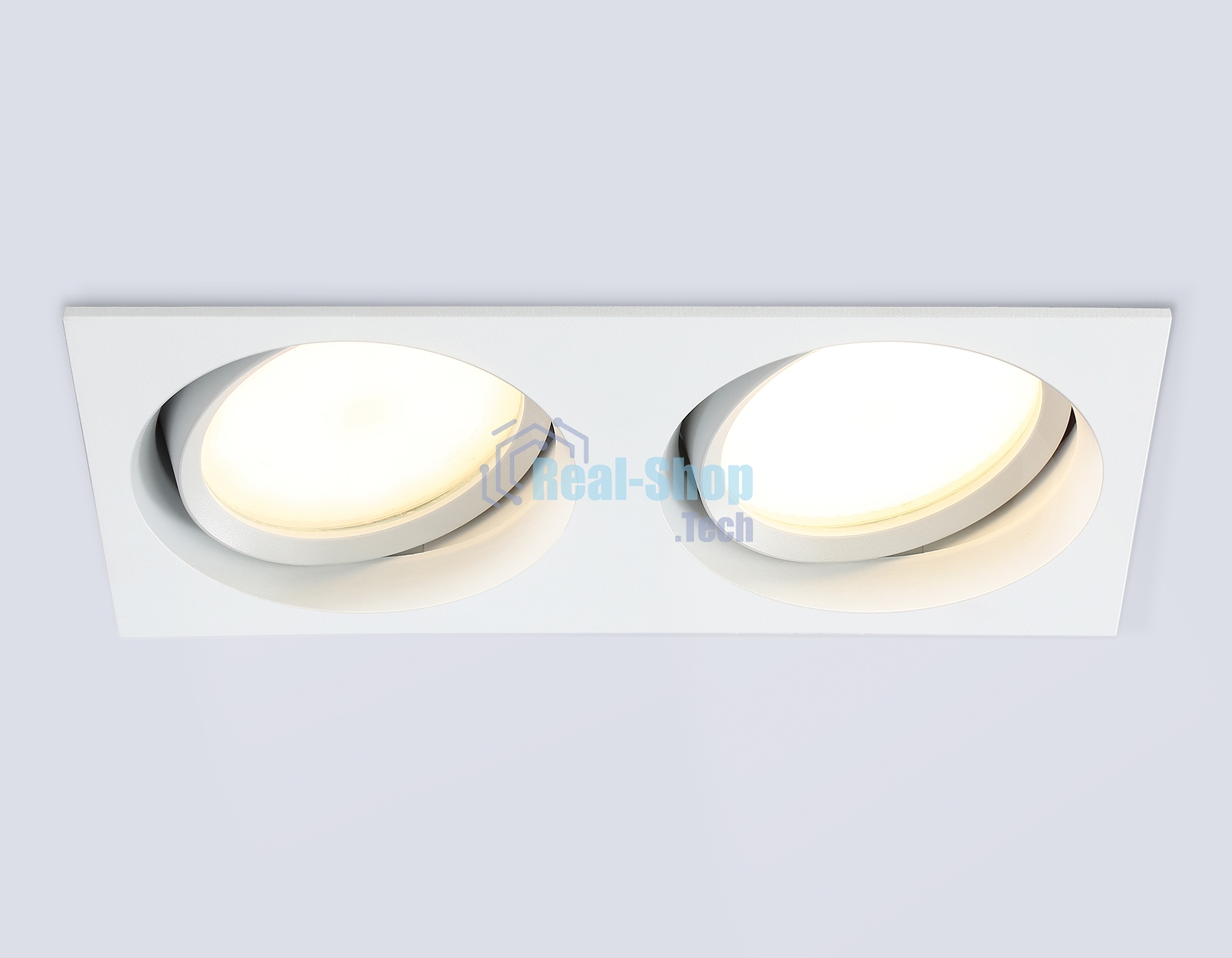 Светильник Ambrella light TN6659/2 WH белый IP44 GX53/2 220*110*48
