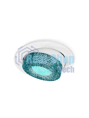 Комплект встраиваемого поворотного светильника Ambrella light XC7651063 SWH/BL белый песок/голубой MR16 GU5.3 (C7651, N7194)