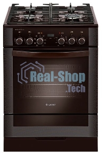 Плита комбинированная Gefest ПГЭ 6502-03 0245 коричневый, конфорок 4 газовых, духовка 55 л, 60 см x 85 см x 60 см