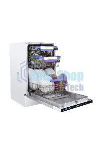 Встраиваемая посудомоечная машина Maunfeld MLP-08IMR, черный, 44.5 см, 10 компл., 47 дБ, класс A++