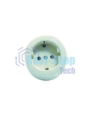 Розетка 1-м Makel ОП 16А IP20 кругл. с заземл.