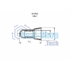 Концевая изолированная заглушка Rexant КИЗ-7, ø 5,5 мм (8,0-10,0 мм²)