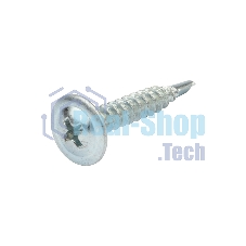 Саморез с прессшайбой Kranz ПШС сверло 4.2х25, короб (200 шт./уп.)