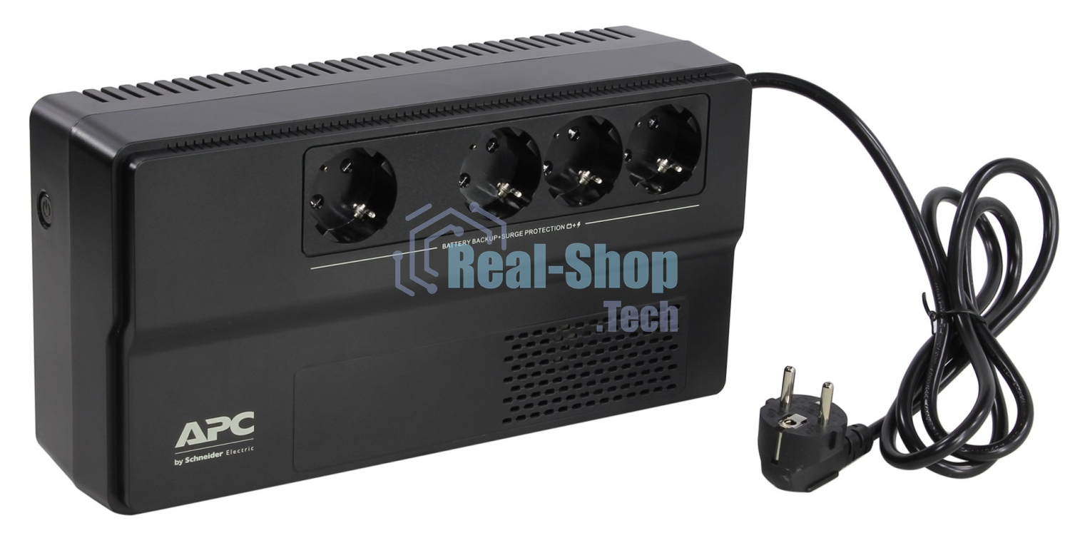 Источник бесперебойного питания APC Back-UPS BV650I-GR / 650ВА / 375Вт / 4 х CEE 7 (евророзетка)