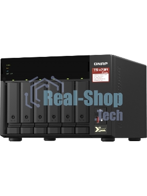 Сетевое хранилище без дисков SMB QNAP TS-673A-8G NAS, 6 trays 3,5