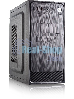 Компьютерный корпус с блоком питания 450Вт. Сase Forza mATX, 450W, 2xUSB 3.0, Black, w/o FAN, 12 см fan PSU, power cord