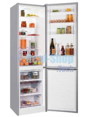 Холодильник Nordfrost NRB 154 X нержавеющая сталь мат. двухкамерный 238/115 морозилка снизу