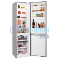 Холодильник Nordfrost NRB 154 X нержавеющая сталь мат. двухкамерный 238/115 морозилка снизу Холодильник Nordfrost NRB 154 X нержавеющая сталь мат. двухкамерный 238/115 морозилка снизу