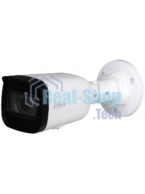 Уличная цилиндрическая IP-видеокамера Dahua 2Мп; 1/2.8” CMOS; моторизованный объектив 2.8~12 мм; механический ИК-фильтр; чувствительность 0.008лк@F1.7; сжатие: H.265+, H.265, H.264+, H.264, MJPEG; 2 п