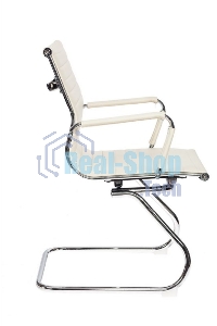 Кресло компьютерное Бюрократ CH-883-LOW-V/IVORY низкая спинка слоновая кость искусственная кожа