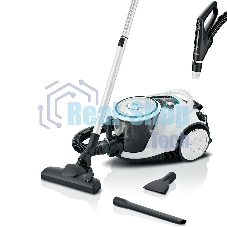 Пылесос Bosch BGS41HYG1 белый, 550 Вт, уборка сухая, пылесборник контейнер, 2.4 л