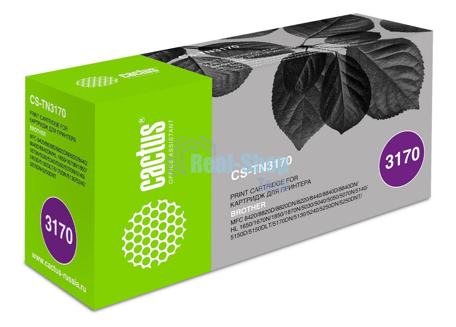 Картридж лазерный Cactus CS-TN3170 черный (7000 стр.) для Brother HL 5240/5250DN/5250DNT/5280DW