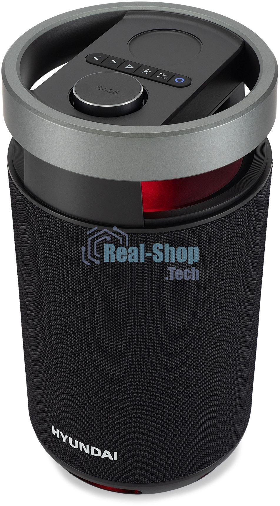 Минисистема Hyundai H-MC1241 черный 100Вт BT