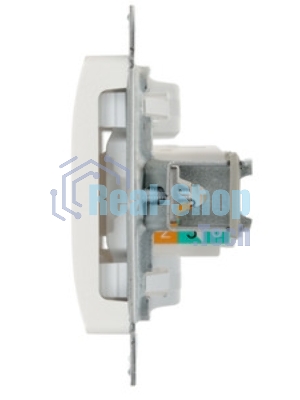 Механизм розетки комп. 1-м Glossa RJ45 CAT.5E перламутр SchE GSL000681K