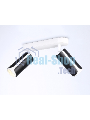 Светильник Ambrella light TN51598/2 BK/WH черный/белый GU10/2 260*60*195