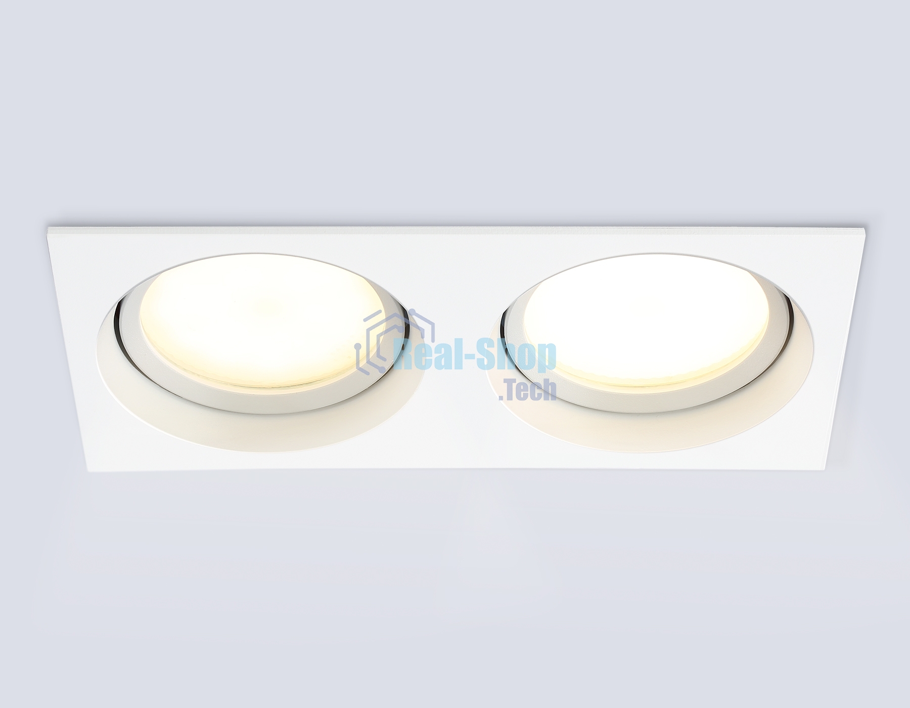 Светильник Ambrella light TN6659/2 WH белый IP44 GX53/2 220*110*48