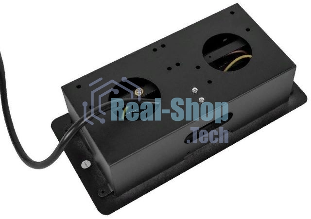 Сетевой разветвитель Premier PX/BL-HOR-2R-2USB-BLK 1.8м (2 розетки) черный (коробка)