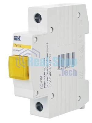 Лампа сигнальная ЛС-47М жел. IEK MLS20-230-K05
