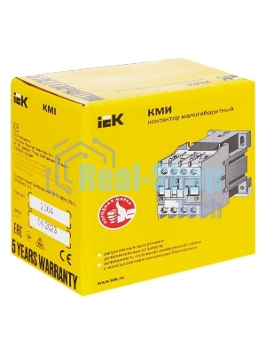 Контактор КМИ-10910 9А 230В/АС3 1НО IEK KKM11-009-230-10