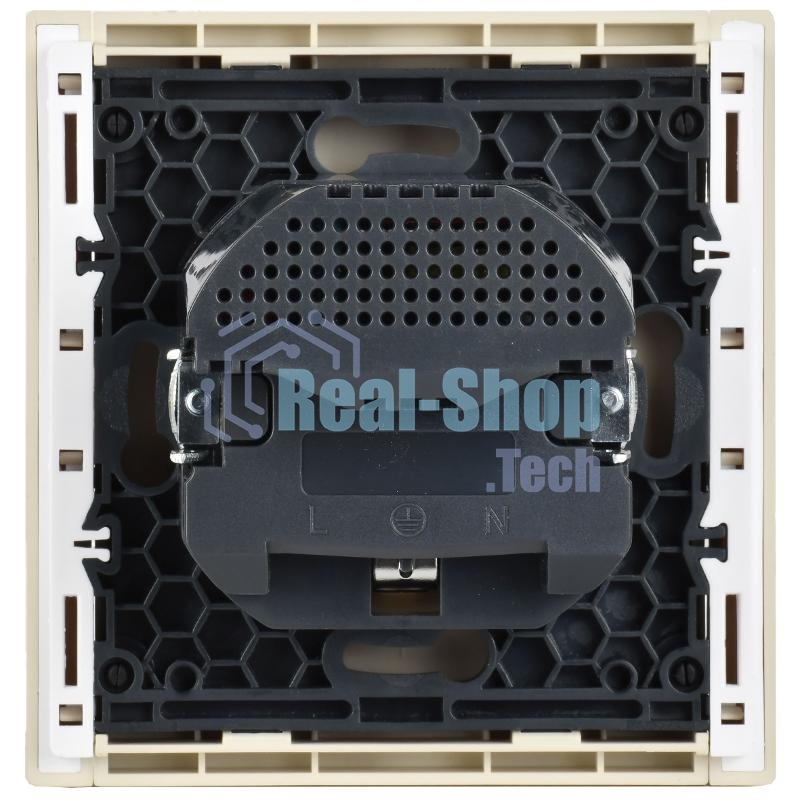Розетка IEK FORTE&PIANO FP447 1-местная с заземлением с защитными шторками винтовое крепление 16А USB A+C 18Вт ваниль