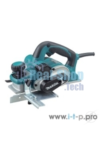 Рубанок Makita KP0810C Рубанок,1050Вт,12000об\м,ширина-82мм,глуб-4мм,3.2кг,кор,парал упор