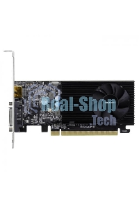 Видеокарта Gigabyte GV-N1030D4-2GL NVidia GeForce GT 1030, 2Gb DDR4/64-bit, PCI-Ex16 3.0, DVI-Dx1, HDMI2.0bx1, LP, 2-slot cooler, Retail