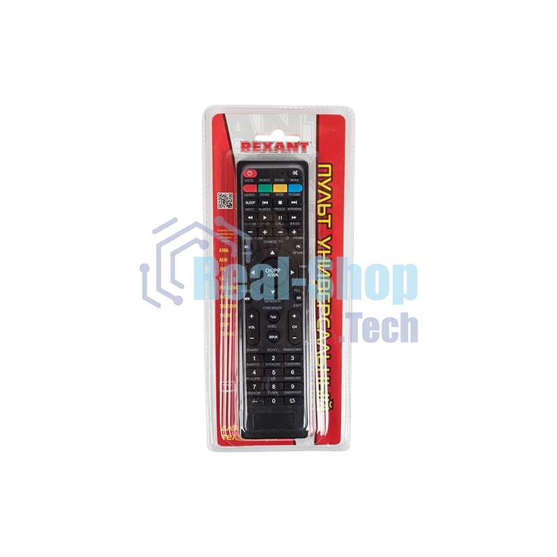 Универсальный пульт дистанционного управления Rexant для телевизора (RX-707E)