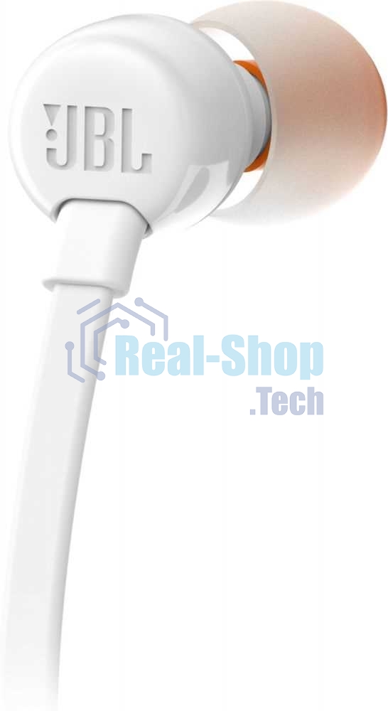 Наушники JBL Tune 110, 3.5 мм, внутриканальные, белый