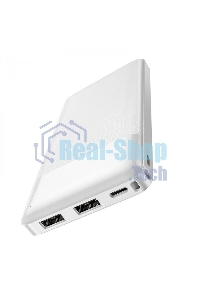Портативный аккумулятор HOCO J72 Easy travel, 2.0A, 10000mAh, белый