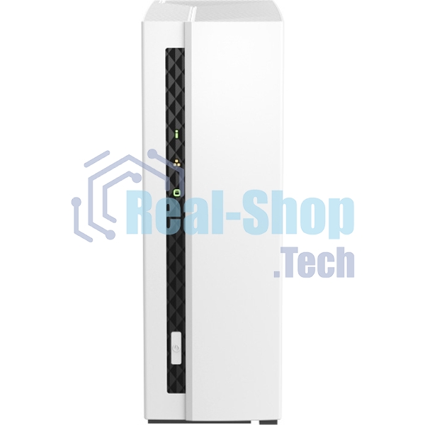 Сетевое хранилище SMB QNAP TS-133 NAS 1 HDD tray. ARM 4-core Cortex-A55 1.8GHz, ram 2 Gb (max), 1x1GbE, 1xUSB 2.0 port,1xUSB 3.2 Gen 1