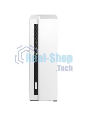 Сетевое хранилище SMB QNAP TS-133 NAS 1 HDD tray. ARM 4-core Cortex-A55 1.8GHz, ram 2 Gb (max), 1x1GbE, 1xUSB 2.0 port,1xUSB 3.2 Gen 1
