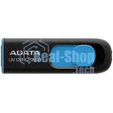 Флешка USB ADATA AUV128 (AUV128-256G-RBE), 256Gb, USB 3.0, R/W 100/30, черный/синий