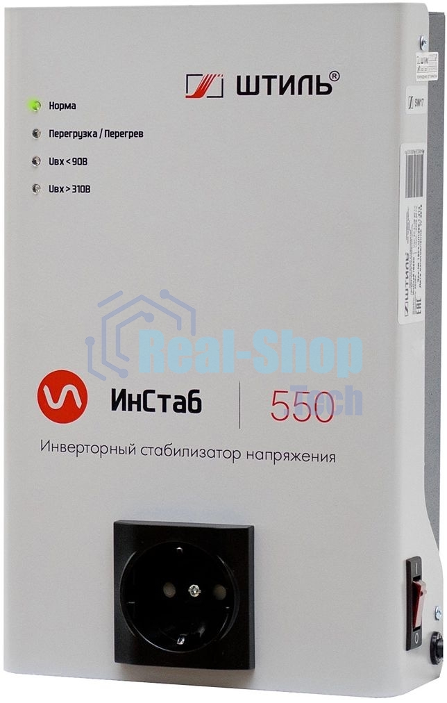 Стабилизатор напряжения Штиль ИнСтаб IS550 475Вт 550ВА белый