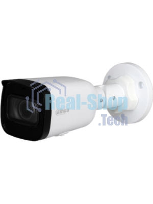 Уличная цилиндрическая IP-видеокамера Dahua 4Мп; 1/3” CMOS; моторизованный объектив 2.8~12мм; механический ИК-фильтр; WDR(120дБ); чувствительность 0.03лк@F1.7; сжатие: H.265+, H.265, H.264+, H.264, MJ