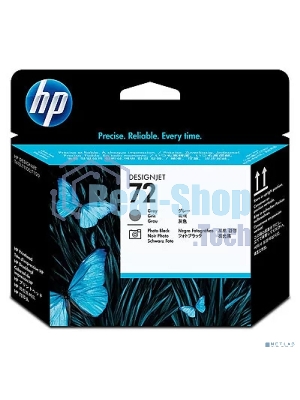 Печатающая головка HP №72 C9380A фото черный/серый печатающая головка для HP DJ T1100/T610