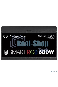 Блок питания Thermaltake Smart RGb (PS-SPR-0600NHSAWE-1), 600Вт, 80 PLUS, 120мм, черный