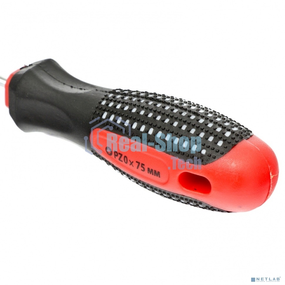 Отвертка Matrix Fusion, PZ0 x 75 мм, CrV, 3-х компонентная рукоятка 