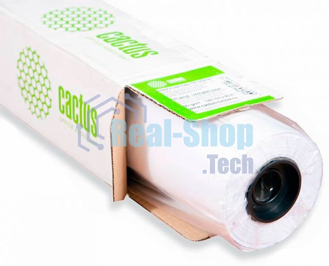 Бумага Cactus CS-PC90-152445 A0+ 1524мм-45м/90г/м2/белый CIE169% матовое универсальная (с покрытием) втулка:50.8мм (2